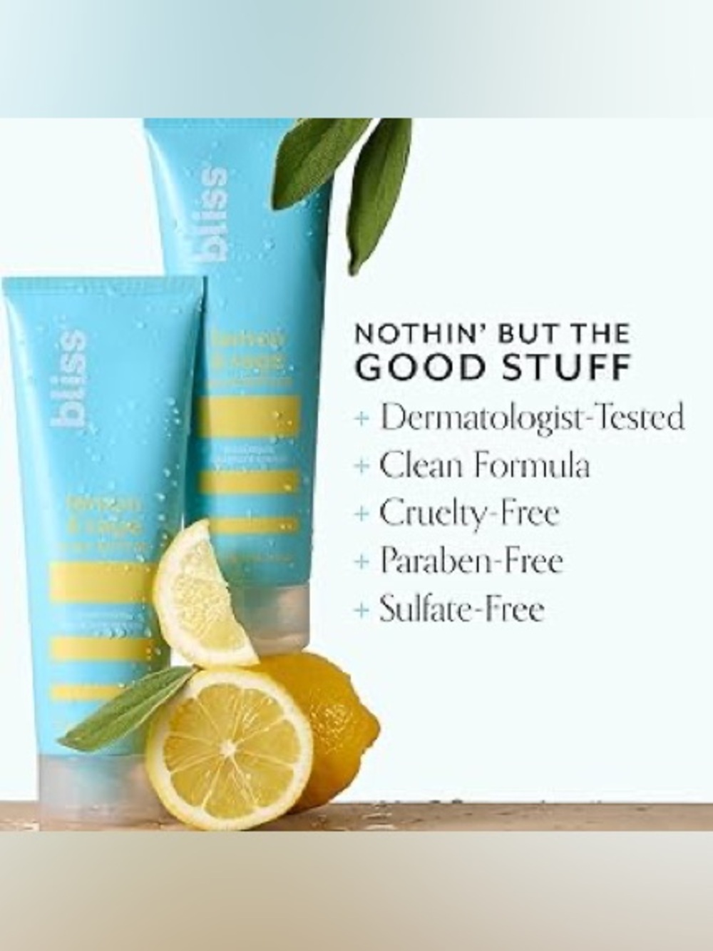 Bliss Body Butter, Lemon & Sage
Bundle of 2